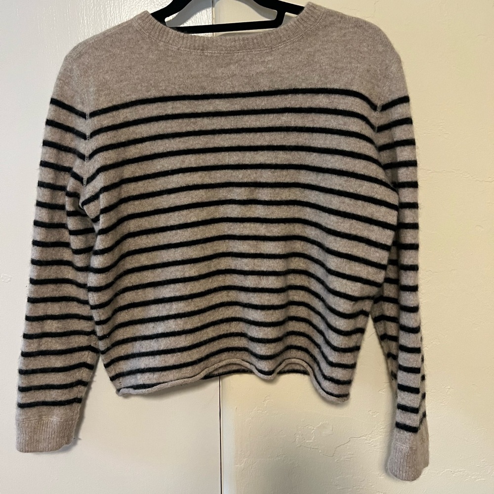 Navy stripe sweater